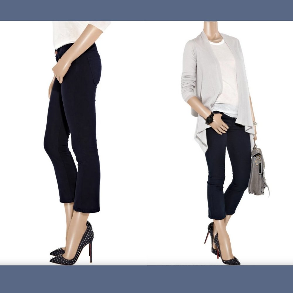 J Brand Gigi crop jean - Navy, size 29
